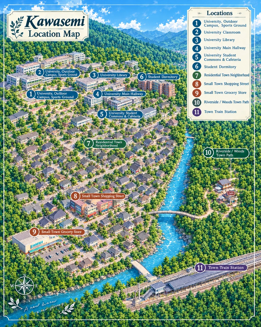 Kawasemi University guide